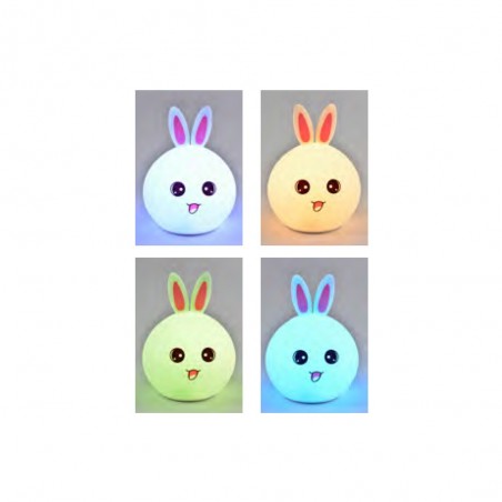 Lampe portable enfants LED RGB Rabbit