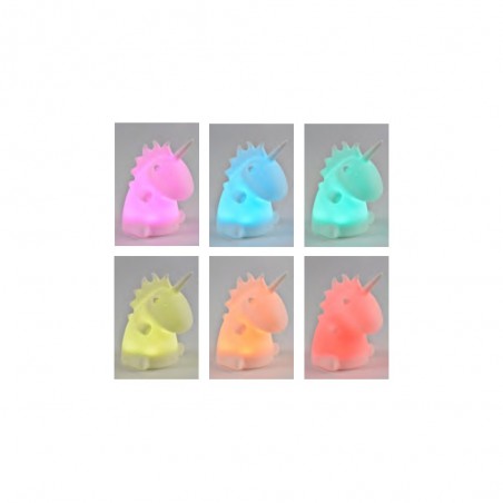 Lampe portable enfants LED RGB Licorne