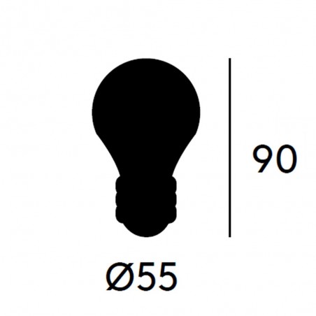 Bombilla LED decorativa Espejo (4W)