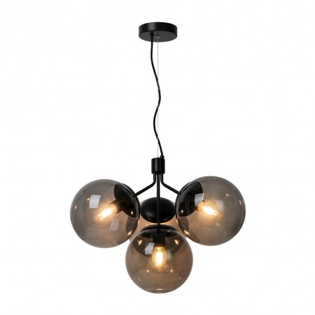 Lampe de plafond Ivona Fumé (4 lumieres)