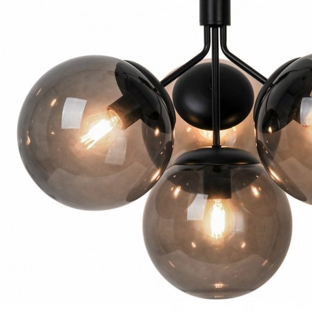 Lampe de plafond Ivona Fumé (4 lumieres)