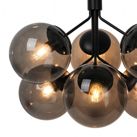 Lampe a suspension Ivona Fumé (6 lumieres)