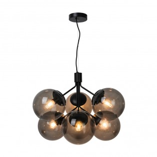 Lampe a suspension Ivona Fumé (6 lumieres)
