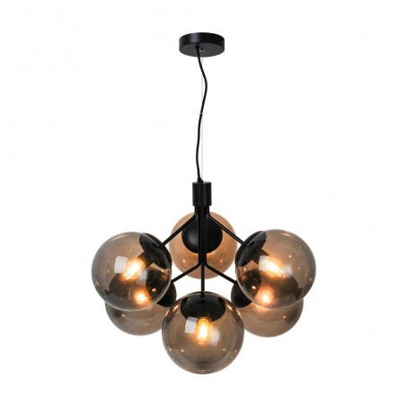 Lampe a suspension Ivona Fumé (6 lumieres)