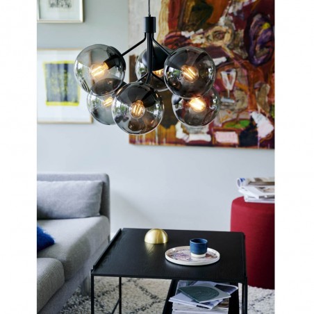 Lampe a suspension Ivona Fumé (6 lumieres)