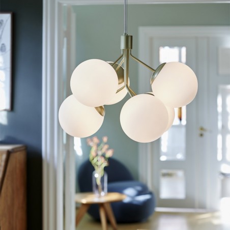 Lampe a suspension Ivona Opal (6 lumieres)