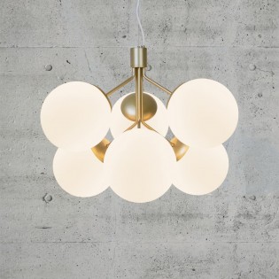Lampe a suspension Ivona Opal (6 lumieres)