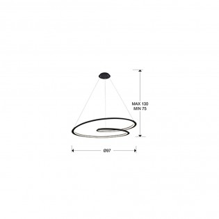 Suspension a LED Looping (54W)