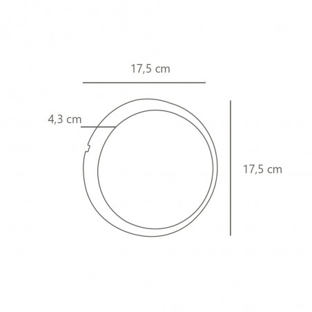 Plafonnier Exterieur á LED Cuba Energy (6.5W)