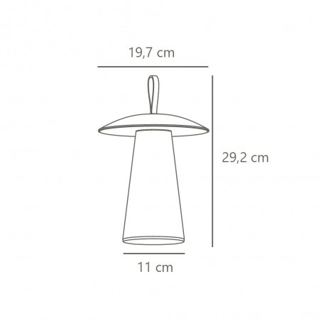 Lampe portable exterieur LED Ara To Go (2W)