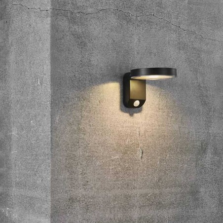 Applique exterieur LED solaire avec sensor Rica Round (5W)