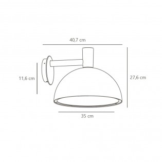 Applique Exterieur Galvanisé Arki 35