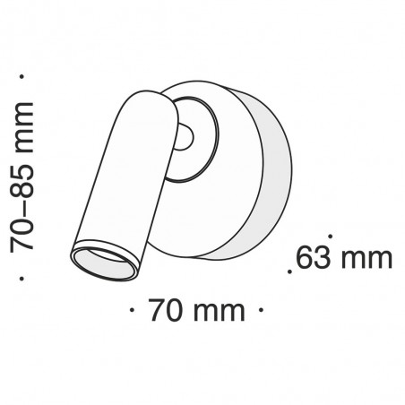 Aplique de pared Mirax