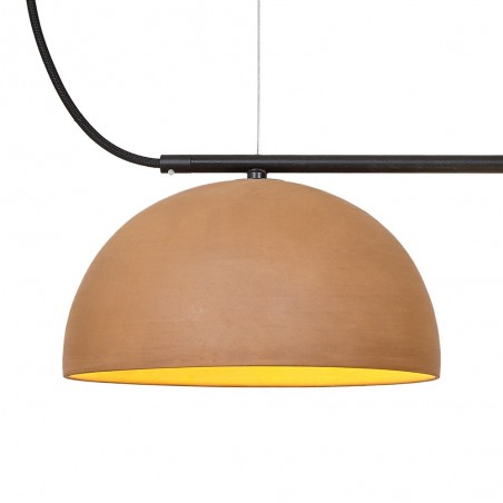 Regletté de plafond LED Absis Terracota (2x8W)