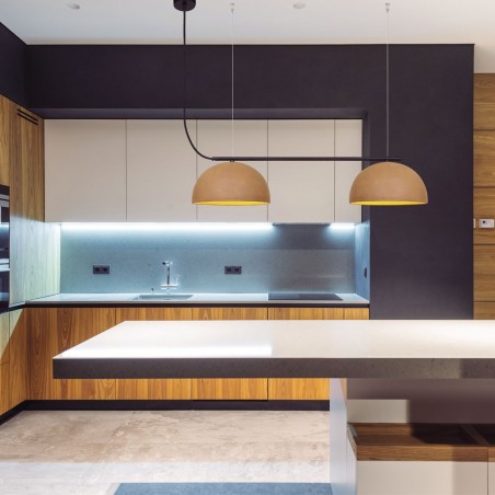 Regletté de plafond LED Absis Terracota (2x8W)