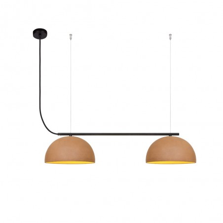 Regletté de plafond LED Absis Terracota (2x8W)