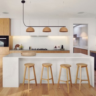 Regletté de plafond LED Absis Terracota (3x8W)