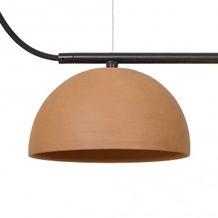 Regletté de plafond LED Absis Terracota (3x8W)