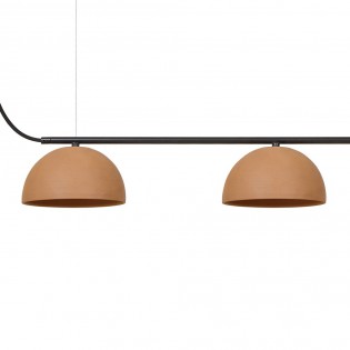 Regletté de plafond LED Absis Terracota (3x8W)