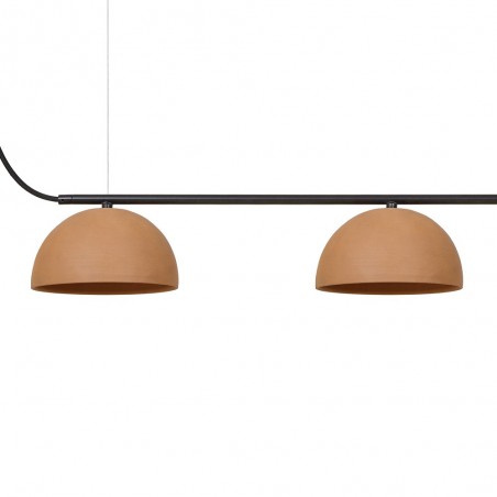 Regletté de plafond LED Absis Terracota (3x8W)