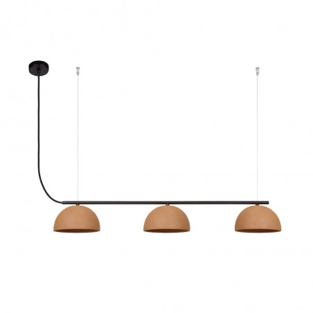 Regletté de plafond LED Absis Terracota (3x8W)