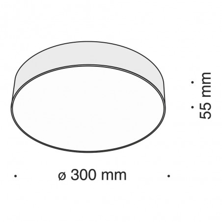 Plafón de techo Zon III