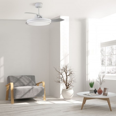 Ventilateur avec pales pliables LED Brando (48W)
