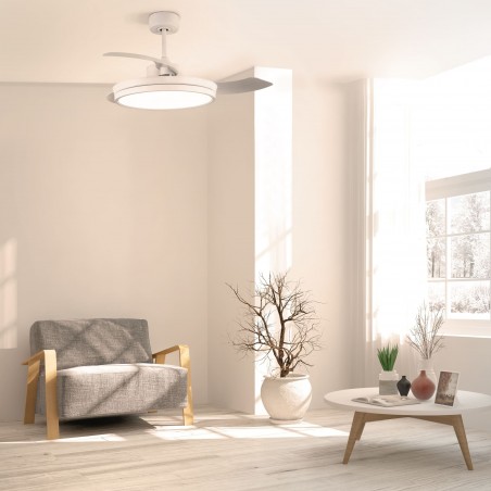 Ventilateur avec pales pliables LED Brando (48W)