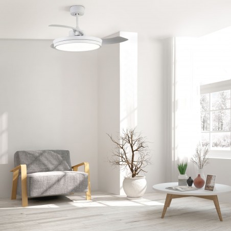 Ventilateur avec pales pliables LED Brando (48W)