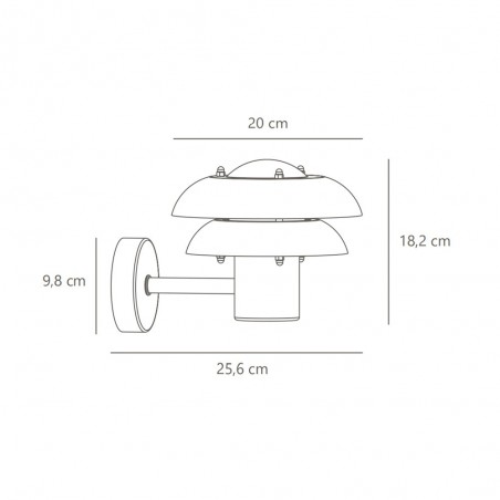 Applique Exterieur Galvanisé Kurnos 20