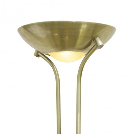 Lampadaire á LED Olimpia II Cuir (18W+5W)