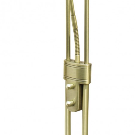 Lampadaire á LED Olimpia II Cuir (18W+5W)