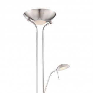 Lampadaire á LED Olimpia II Nickel (18W+5W)