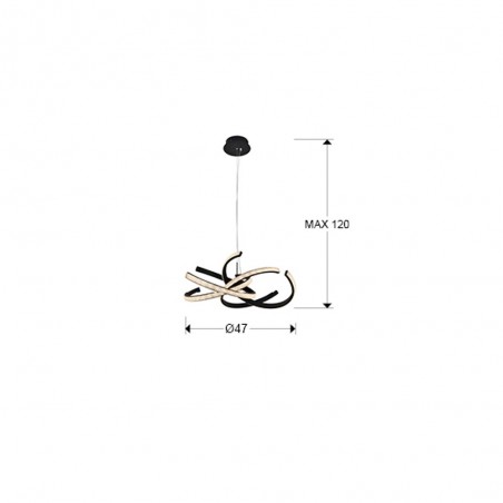 Lámpara de techo LED Ring (43W)