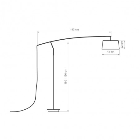 Lampadaire Arco II