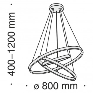 Lámpara de techo Rim