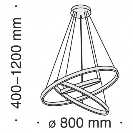 Lámpara de techo Rim
