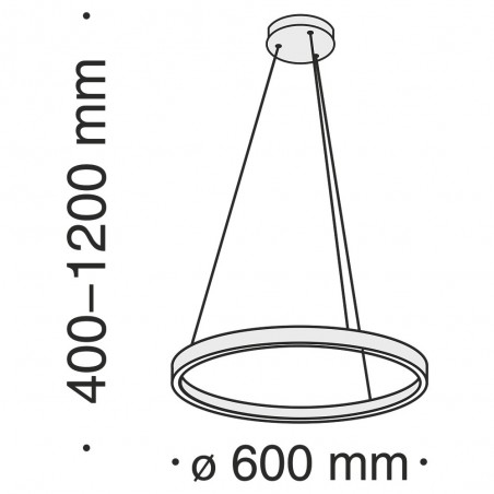 Lámpara colgante Rim
