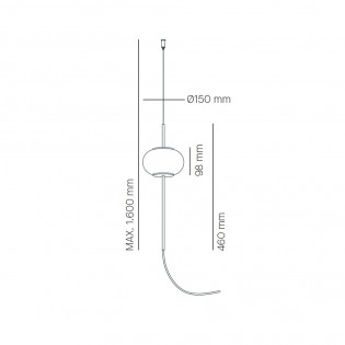 Lampadaire/Suspension Astros
