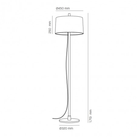 Lampadaire nordiqué Linood