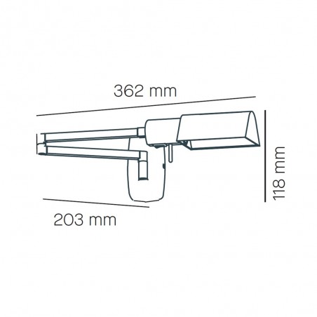 Applique régable á LED Elea (15W)