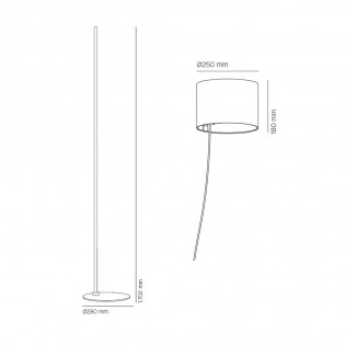 Lampadaire Twain II