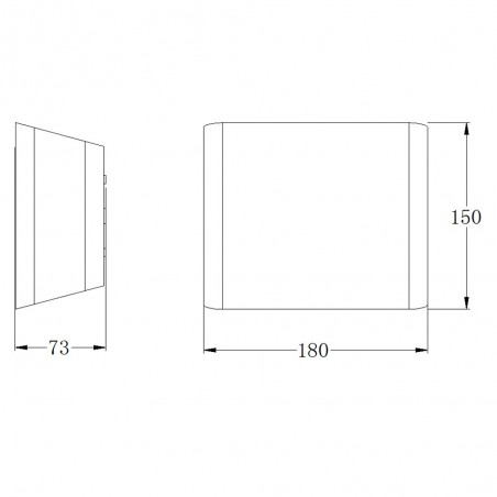Aplique de exterior Led 12W - 013505