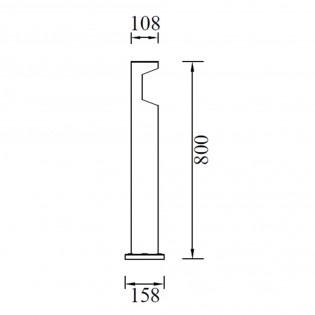 Baliza de exterior Led 8W - 043231