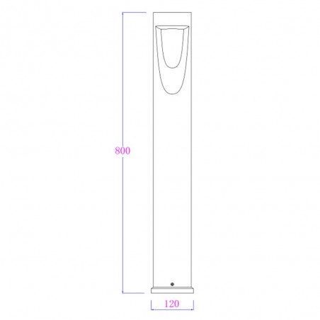 Baliza de exterior Led 12W - 033231