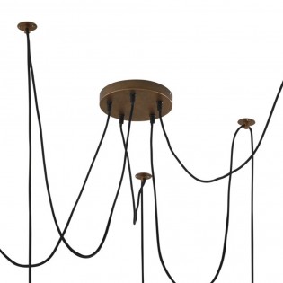 Lampe a suspension Cord (5 lumieres)