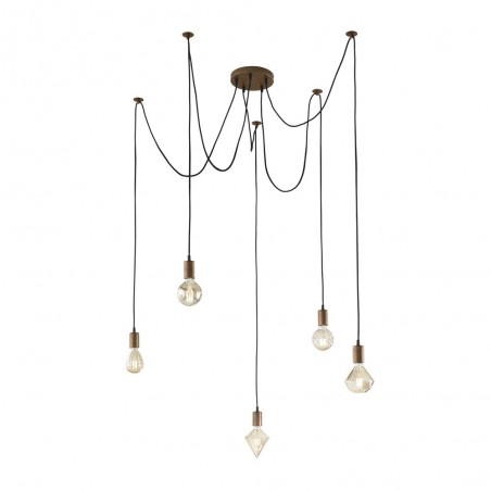 Lampe a suspension Cord (5 lumieres)