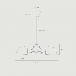 Lampe de plafond Stay