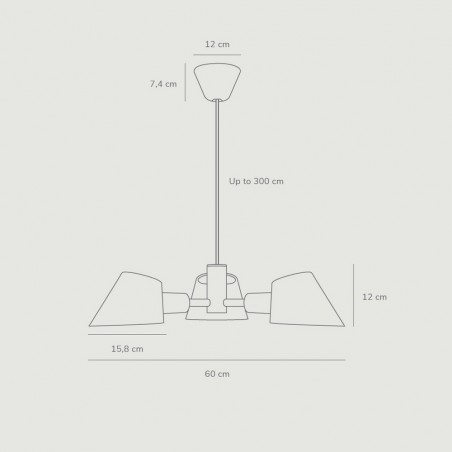 Lampe de plafond Stay
