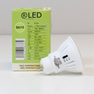 Ampoule á LED GU10 CCT (8,2W)